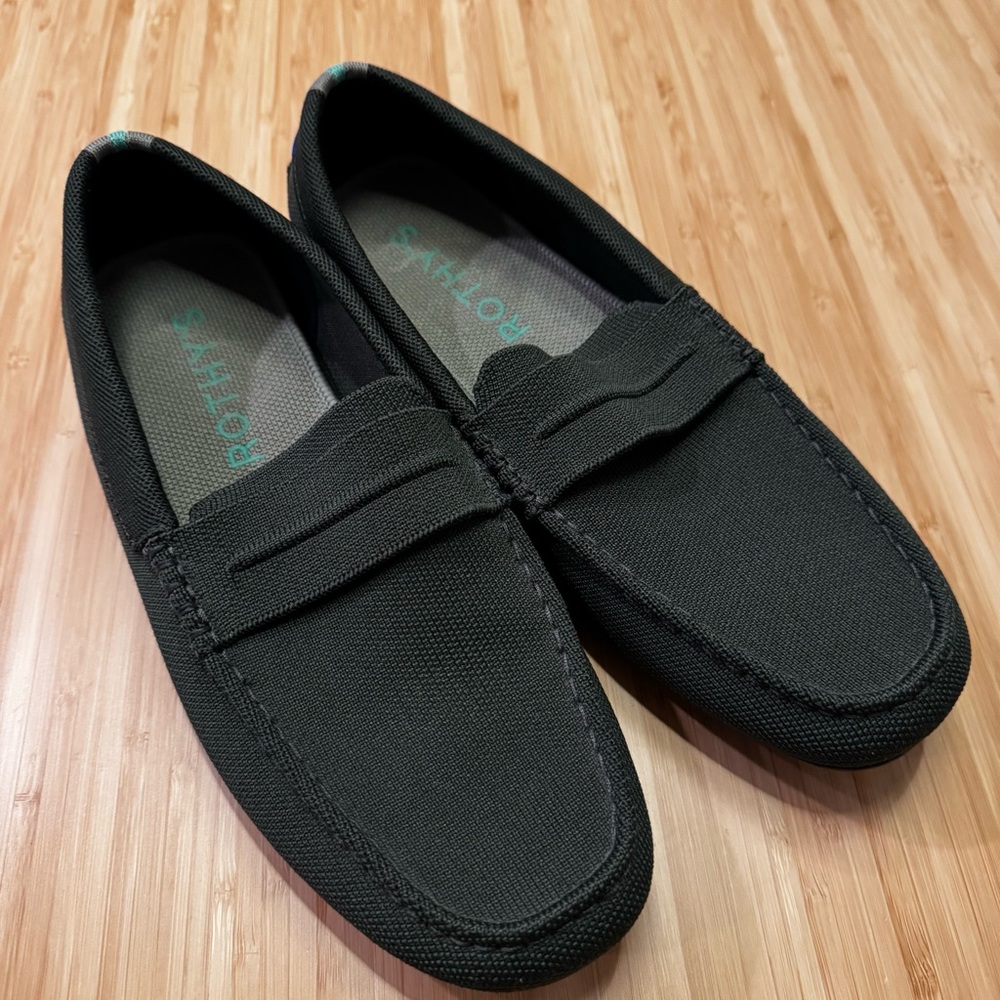 Rothy's Olive Green Loafers
